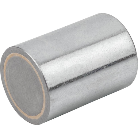 Kipp Magnet Deep Pot Magnet, Round, D=32, Alnico, Comp:Steel K0546.08